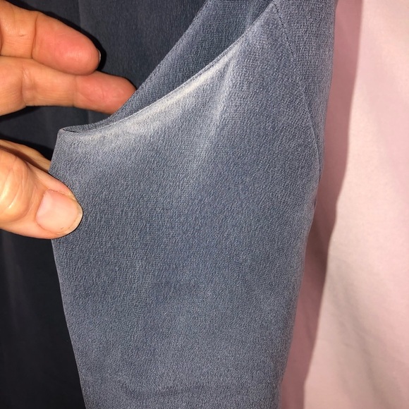 Chaus Dress Silk Sheath Classic V Neck Lined Business Career - Picture 7 of 8